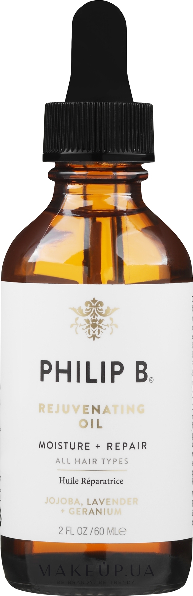Омолоджувальна олія для волосся - Philip B Rejuvenating Oil — фото 60ml
