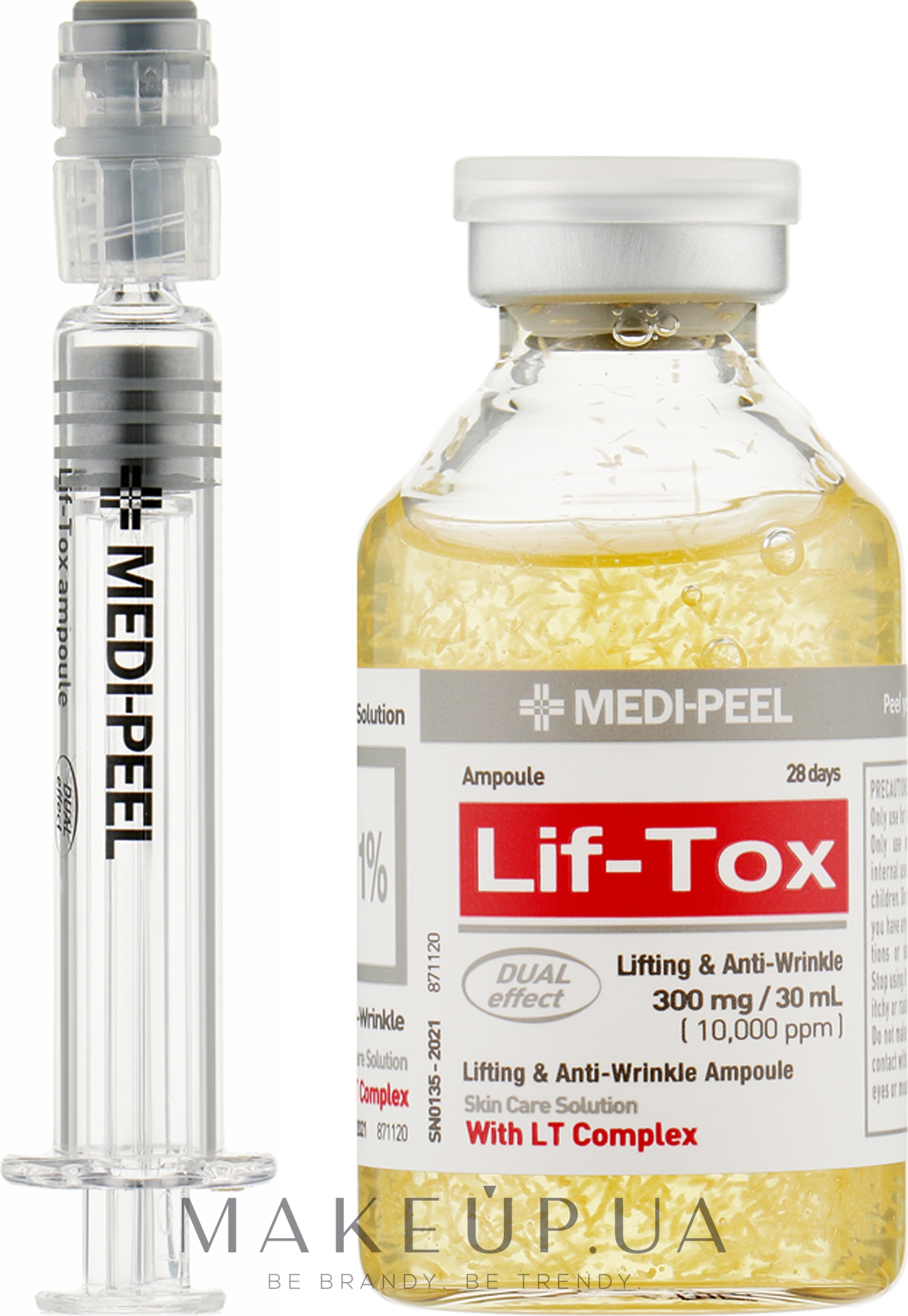 Ампульная лифтинг сыворотка с золотом и прополисом - MEDIPEEL Lif -Tox Ampoule — фото 30ml