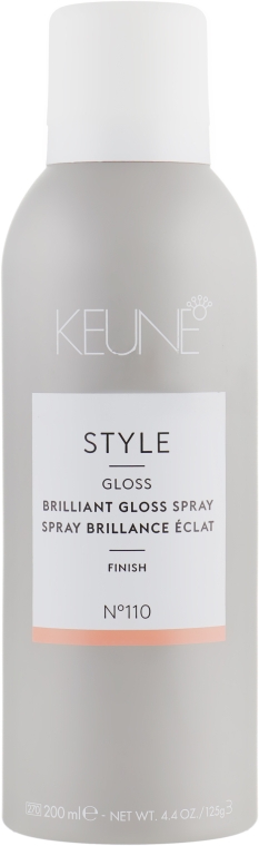 Блеск-спрей для волос "Бриллиант" №110 - Keune Style Brilliant Gloss Spray — фото N1