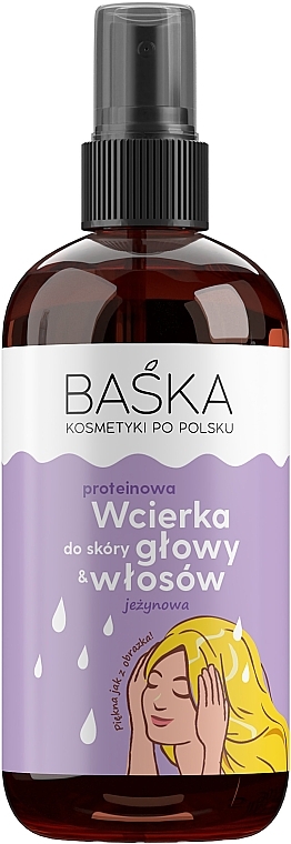 Протеиновый лосьон для кожи головы и волос "Ежевика" - Baska — фото N1