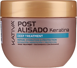 Набір  - Kativa Straightening Post Treatment Keratin (shm/250ml + cond/250ml + mask/250ml) — фото N4