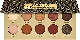 Палетка теней для век - Eveline Cosmetics Eyeshadow Palette Chocolate — фото N1
