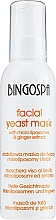 Парфумерія, косметика Дріжджова маска для обличчя, з екстрактом імбиру - BingoSpa