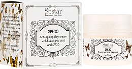 Духи, Парфюмерия, косметика Антивозрастной крем для лица "Focus" - Sostar Antiageing Face Cream Hyaluronic Acid SPF30