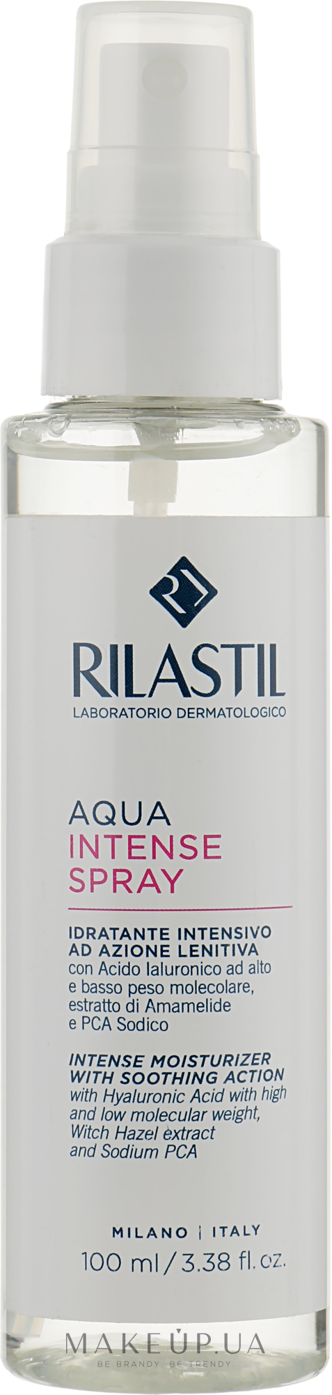 Інтенсивний зволожувальний спрей для обличчя - Rilastil Aqua Intense Spray — фото 100ml