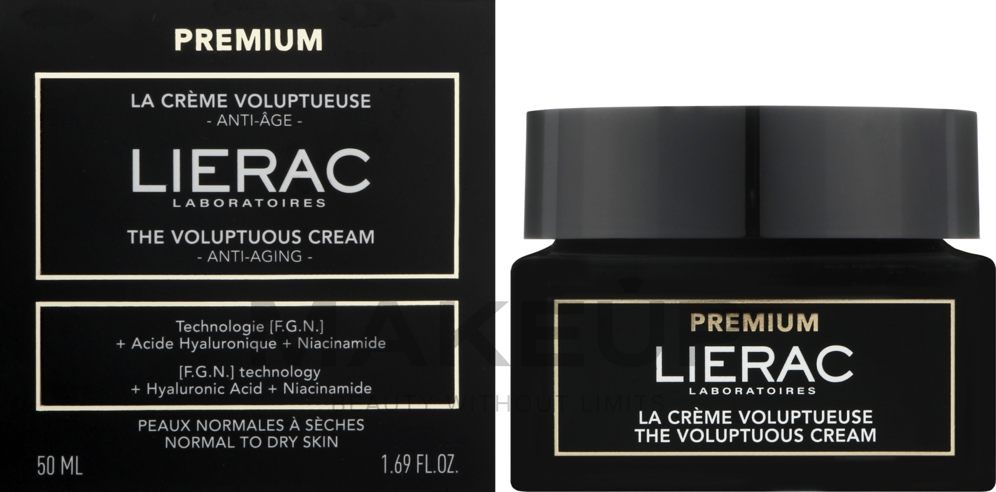 Крем для лица - Lierac Premium The Voluptuous Cream — фото 50ml
