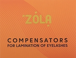 Парфумерія, косметика Компенсатори для ламінування вій, помаранчеві - Zola Compensators For Lamination Of Eyelashes