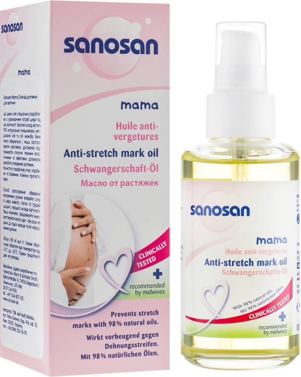 Масло от растяжек для беременных - Sanosan Mama Anti-Stretch Mark Oil