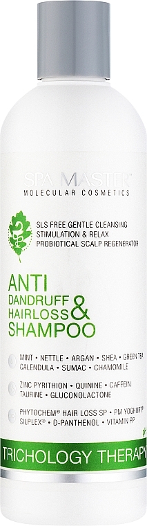 Шампунь против перхоти и выпадение волос - Spa Master Anti Dandruff Hairloss & Shampoo