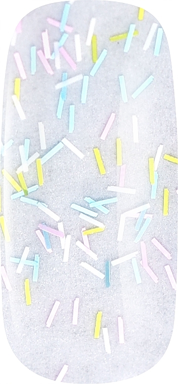 Топ без липкого шару - Toki-Toki Confetti Top Coat — фото N2