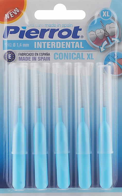Межзубные ёршики 1,4 мм, 5 шт. - Pierrot Interdental Conical XL Ref.46 — фото N1
