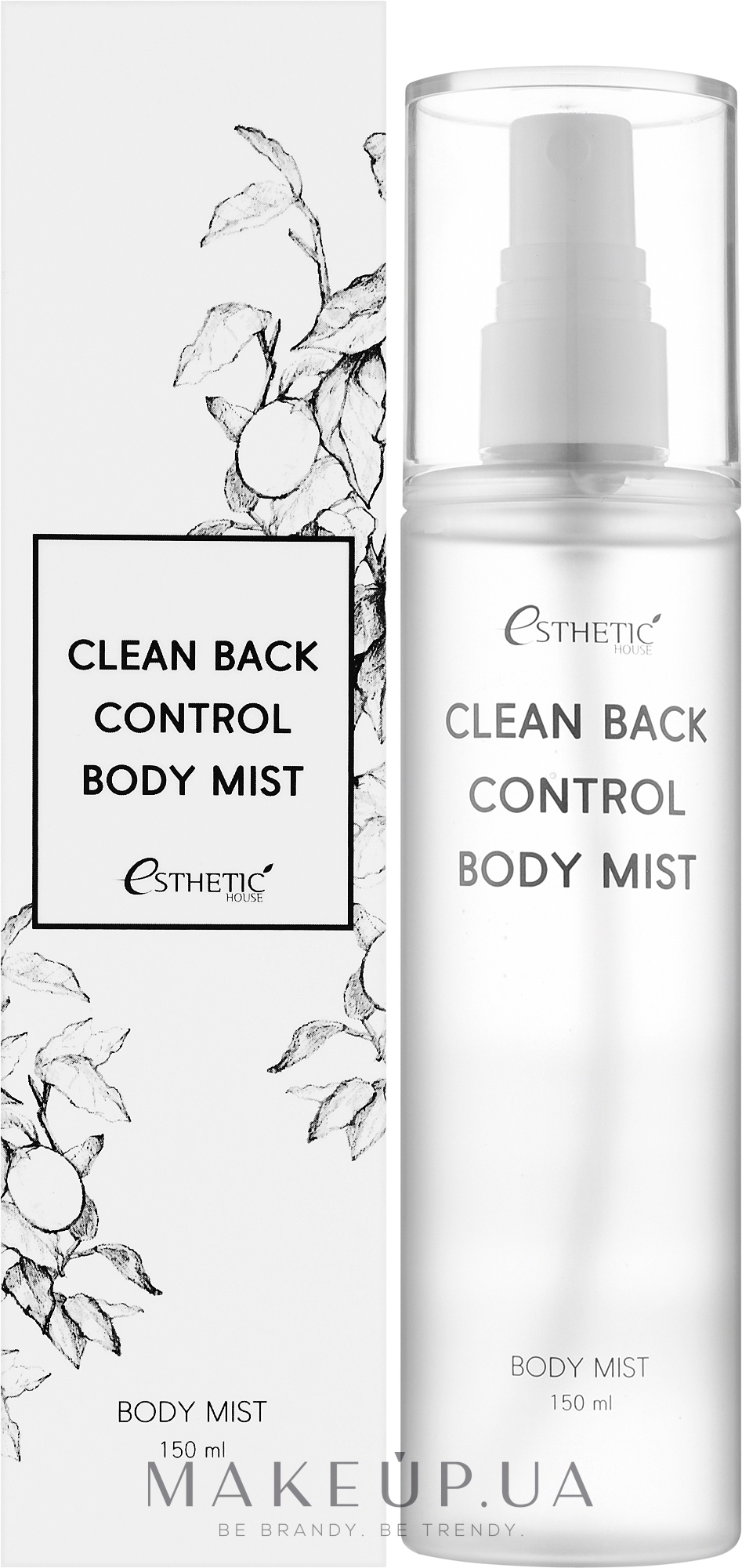 Мист для тела с центеллой и кислотами - Esthetic House Clean Back Control Body Mist — фото 150ml