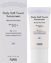 Сонцезахисний крем - Purito Seoul Daily Soft Touch Sunscreen SPF50+ Travel Size — фото N2