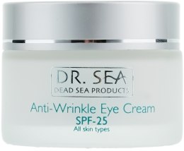 Духи, Парфюмерия, косметика Крем от морщин вокруг глаз SPF25 - Dr. Sea Anti-Wrinkle Eye Cream SPF25