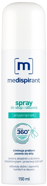 Спрей для ніг та взуття - Medispirant Spray — фото N1