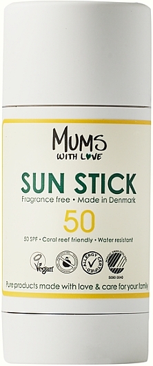 Сонцезахисний стік SPF 50 для обличчя - Mums With Love Sun Stick SPF50 — фото N1