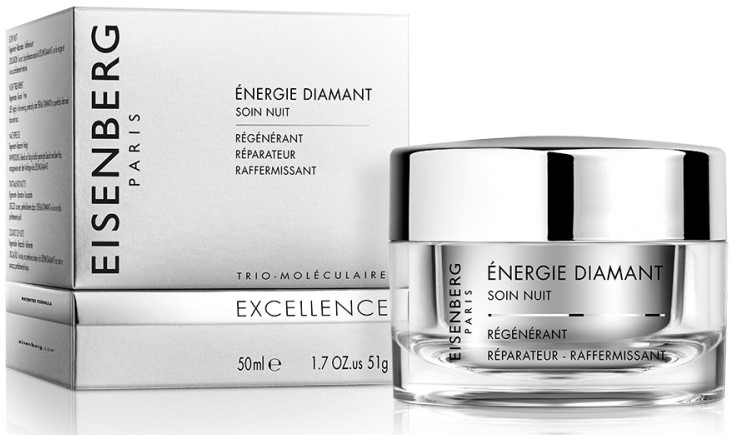 Нічний крем для обличчя - Jose Eisenberg Energie Diamant Soin Nuit — фото N1