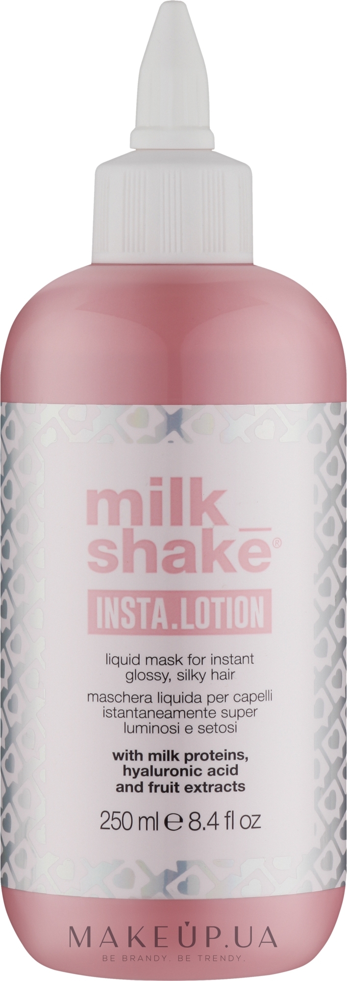 Жидкая маска для моментального блеска и шелковистости волос - Milk_Shake Insta.Lotion  — фото 250ml