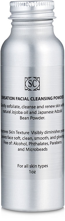 УЦІНКА! Очищувальна пілінг-пудра для обличчя - Sinsation Cosmetics Facial Cleansing Powder * — фото N2