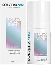 Крем для лица и глаз "Жемчужное сияние" - Solverx Beauty Pearl Shine Face & Eye Cream — фото N1