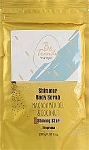 Шимер-скраб для тіла сухий - Be Trendy Shimmer Body Scrub Shining Star — фото N1