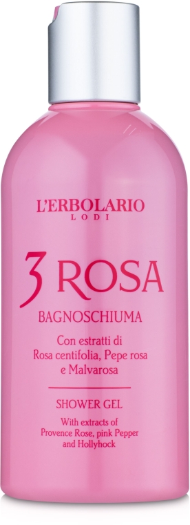Піна для ванни - гель для душу - L'Erbolario 3 Rosa Bagnoschiuma  — фото N2