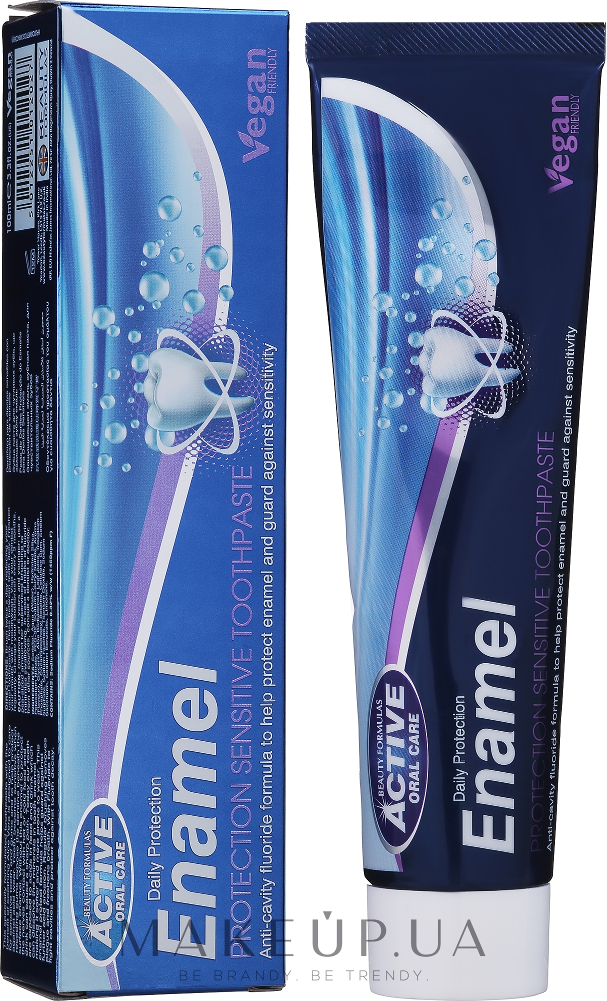 Зубна паста для захисту емалі - Beauty Formulas Active Oral Care — фото 100ml