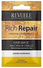 Парфумерія, косметика Відновлювальна маска для волосся - Revuele Rich Repair Hair Mask