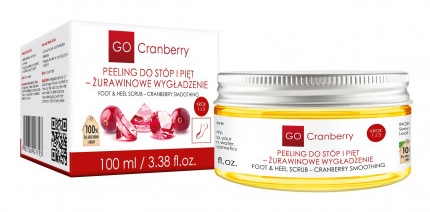 Скраб для ніг і стоп - GoCranberry Cranberry Smoothing Foot & Heel Scrub — фото N1