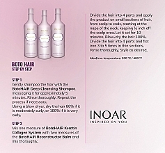 Ботокс для волос - Inoar BotoHair (shmp/1000ml + botox/1000ml + balm/1000ml) — фото N2