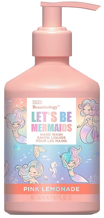 Мыло для рук - Baylis & Harding Beauticology Let's Be Mermaids Pink Lemonade Hand Wash — фото N1