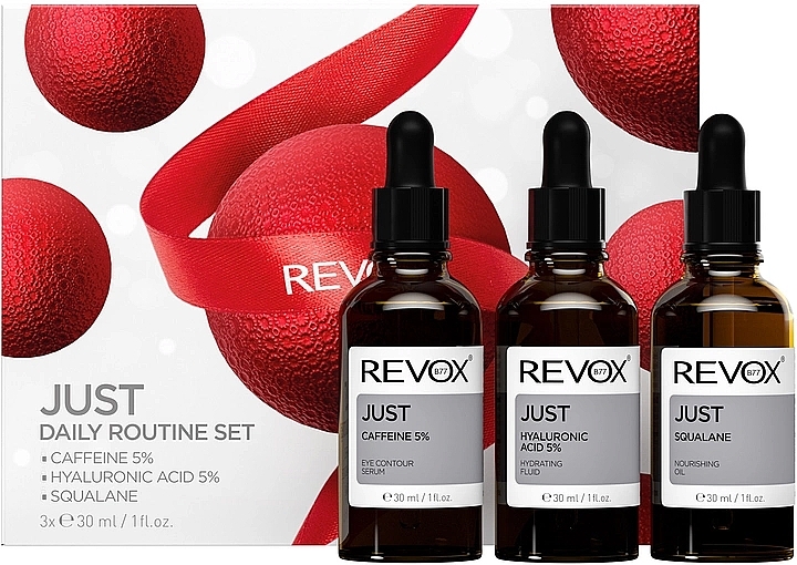 Набор - Revox Just Daily Routine Set (ser/30ml + eye/ser/30ml + oil/30ml) — фото N1