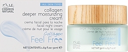 Нічний крем для обличчя з колагеном - Feel Free Collagen Deeper Moisturizing Night Cream — фото N2