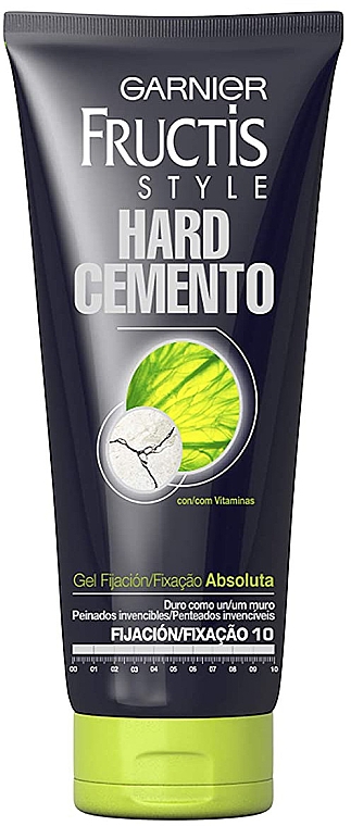 Стойкий фиксирующий гель для волос - Garnier Fructis Style Hard Cemento Gel — фото N1