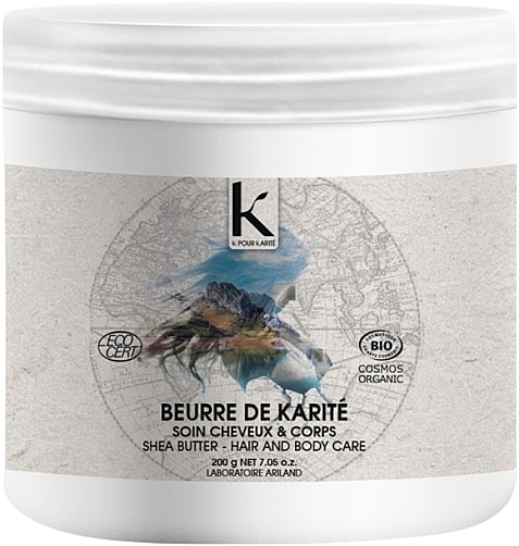 Масло ши для ухода за волосами и телом - K Pour Karite Hair & Body Organic Shea Butter — фото N1
