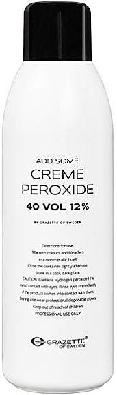 Окислитель к краске для волос 12% - Grazette Add Some Creme Peroxide 40 Vol — фото N1
