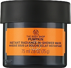 Парфумерія, косметика Маска для миттєвого сяяння обличчя "Гарбуз" - The Body Shop Pumpkin Instant Radiance In-Shower Mask
