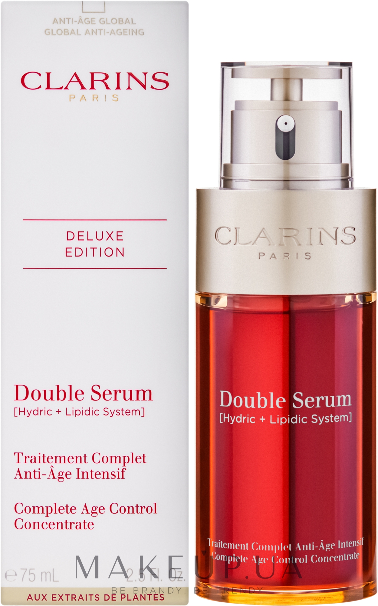 Двойная сыворотка - Clarins Double Serum Complete Age Control Concentrate — фото 75ml