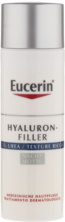 Ночной крем увлажняющий - Eucerin Hyal-Urea Night Creme — фото N1