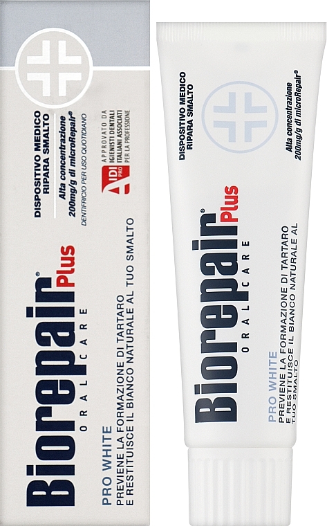Професійна зубна паста "Професійне відновлення та відбілення"  - Biorepair Plus Pro White — фото N2