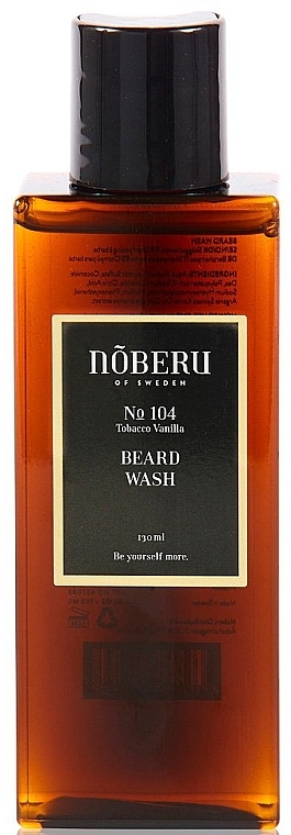 Шампунь для бороди - Noberu Of Sweden №104 Tobacco Vanilla Beard Shampoo — фото N1