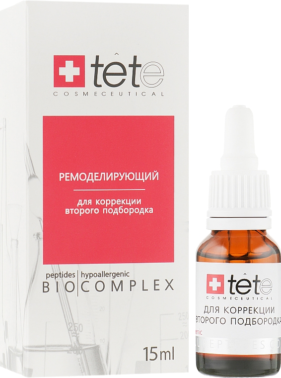 Биокомплекс для коррекции второго подбородка и уменьшения объема жировых отложений - TETe Cosmeceutical Biocomplex