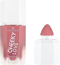 Духи, Парфюмерия, косметика Жидкие румяна для лица - Essence Cheeky Love Liquid Blush