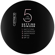 Духи, Парфюмерия, косметика Пудра для лица - Catrice 5 in 1 Setting Powder (тестер)