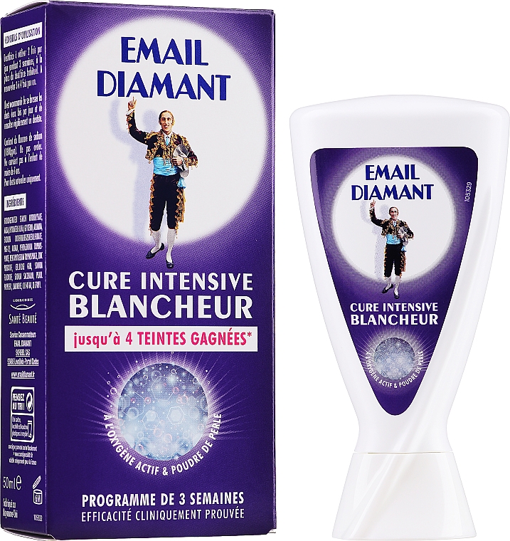 Зубна паста "Інтенсивне відбілювання" - Email Diamant Cure Intensive Blancheur — фото N2