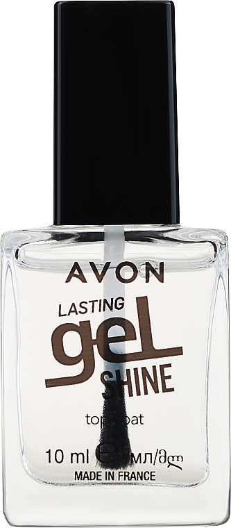Бесцветное финишное покрытие для ногтей - Avon Lasting Gel Shine Top Coat — фото N1