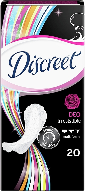 Щоденні гігієнічні прокладки Deo Irresistible Multiform, 20шт - Discreet — фото N3