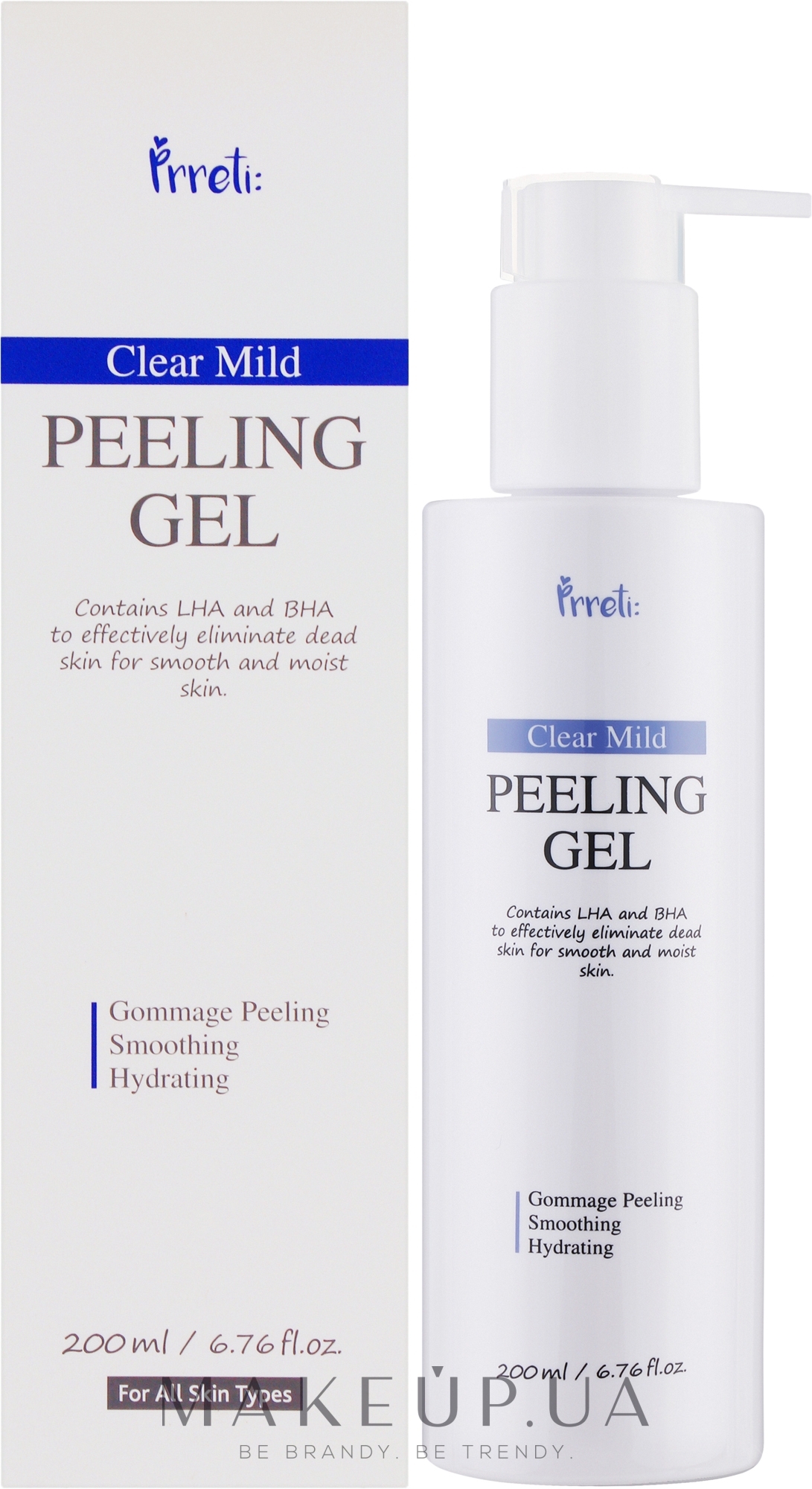 Пілінг-гель для обличчя - Prreti Clear Mild Peeling Gel — фото 200ml