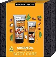 Парфумерія, косметика Набір - Dr.Sante Natural Therapy Argan Oil (sh/gel/200ml + h/cr/75ml)