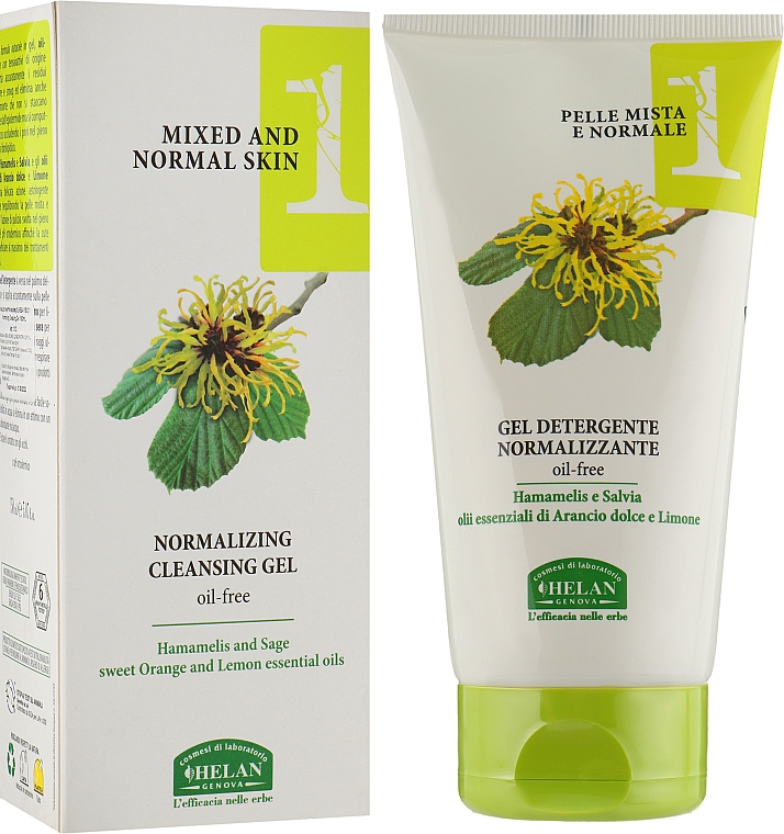 Гель для снятия макияжа - Helan Linea Viso 1 Normaling Cleasing Gel — фото N2